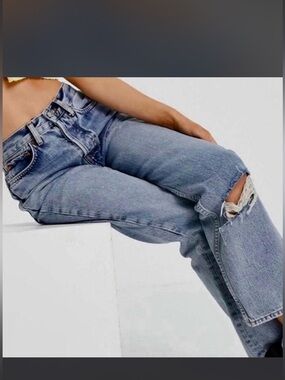 Topshop Classic Blue Denim Jeans